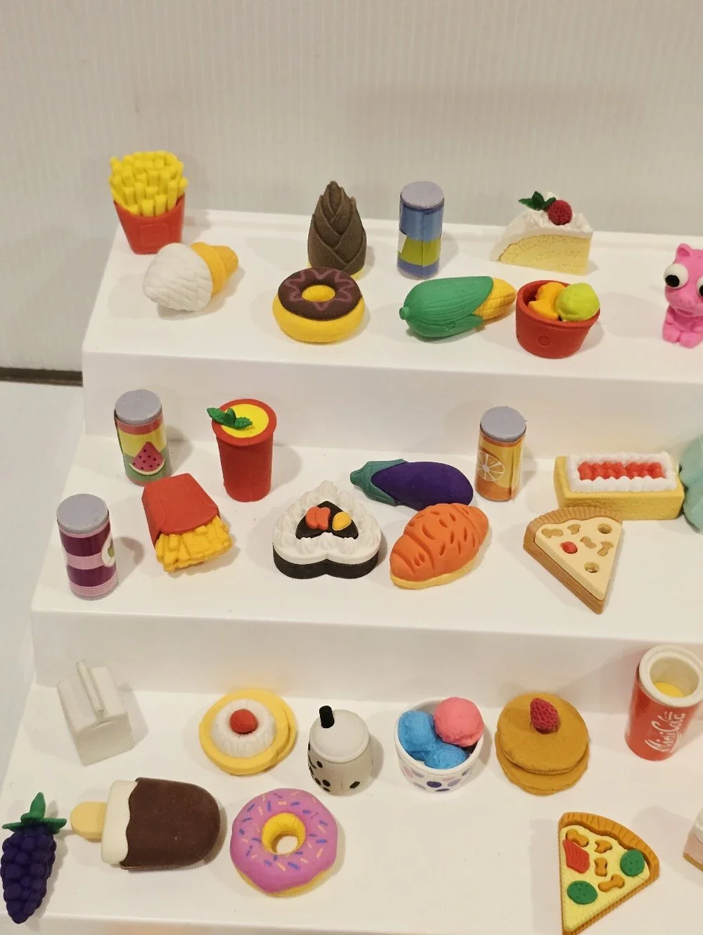 3D Puzzle Food and Animal Eraser Set